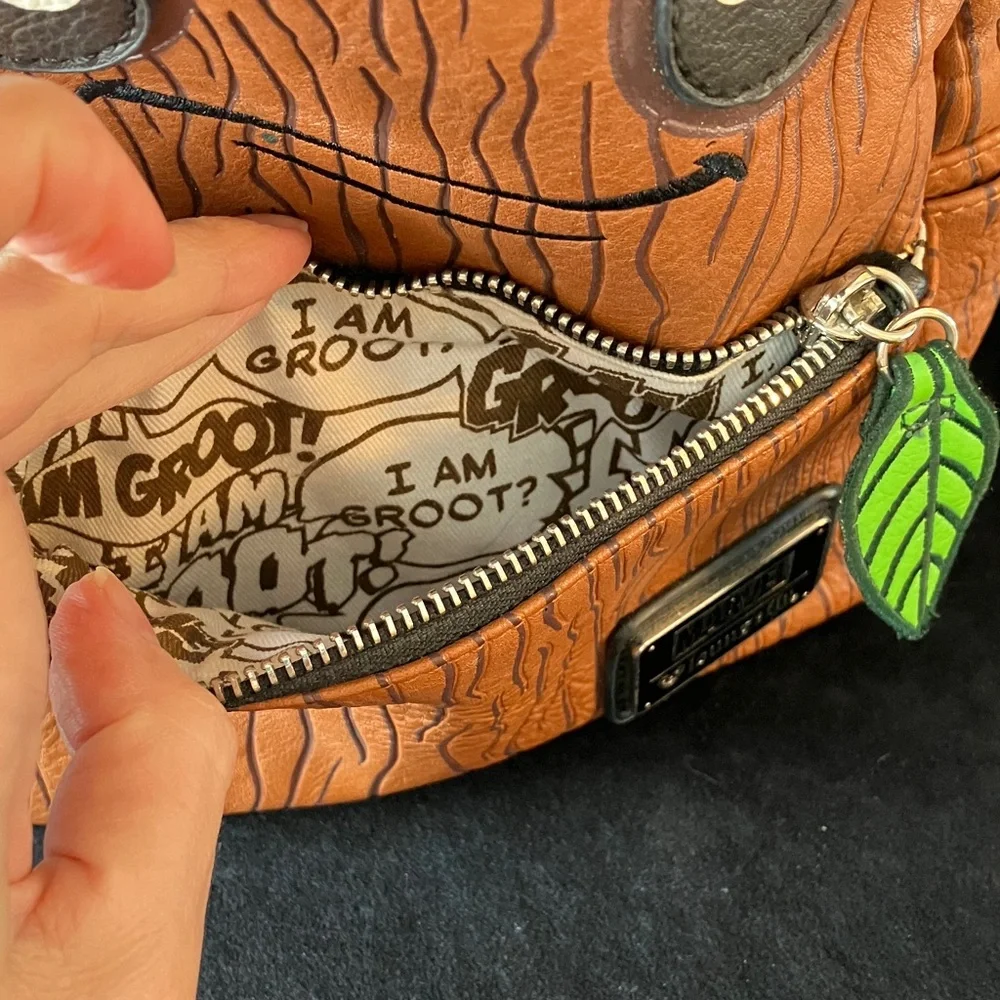 Loungefly Marvel Groot Mini Backpack Guardians of the Galaxy tree character bag